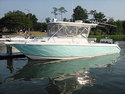 Side-Curtains on Cobia 312 Sport Cabin