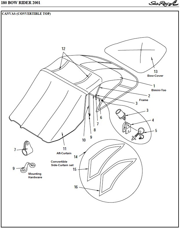 Convertible Top Canvas Patch