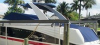 Photo of Baja 405 Performance Arch, 2007: Bimini Top, Sunshade Top, Cockpit Cover, viewed from Port Side 