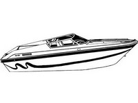Boat-Cover-CSF-Model™Carver(r) 743xx series Styled-To Fit(tm) boat cover (for Performance Style boat (p/n 7432xx thru 7433x), I/O or Jet boat (7431x)) provides a GUARANTEED Fit