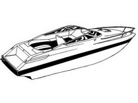 Boat-Cover-CSF-Model™Carver(r) 777xx series Styled-To Fit(tm) boat cover (for V-hull, Low Profile Cuddy Cabin boat with Windshield and Bow Rails (18-21ft=12-inch, 21ft+=24inch); I/O sterndrive) provides a GUARANTEED Fit