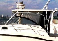 Photo of Boston Whaler Conquest 255, 2006: Factory OEM Hard-Top, Visor Hard-Top Enclosure Curtains, Side 