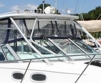 Photo of Boston Whaler Conquest 28, 1999: Factory OEM Hard-Top, Visor Enclosure Curtains 2 Front 
