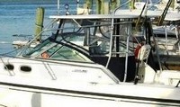 Photo of Boston Whaler Conquest 28, 1999: Factory OEM Hard-Top, Visor Enclosure Curtains 2 on the water 