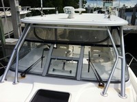 Boston Whaler® Conquest 305 Hard-Top-Side-Curtains-Connections-OEM-T1™ Pair Factory CONNECTIONS (port and starboard zipper strips to Track) with Keder Welt that slides into track on Hard-Top and zippers for OEM Side Curtains (not included), OEM (Original Equipment Manufacturer)