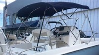 Photo of Boston Whaler Dauntless 210, 2019 Factory Bimini Top, viewed from Starboard Rear 
