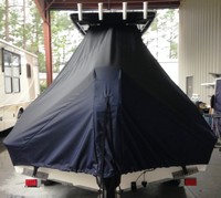 Photo of Boston Whaler Dauntless 210 20xx TTopCover™ T-Top boat cover, Rear 