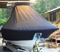 Photo of Boston Whaler Dauntless 270 20xx TTopCover™ T-Top boat cover, Front 