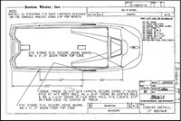 Photo of Boston Whaler Montauk 17, 1994: Factory Bimini Top Installation Drawing 15 H869 01 