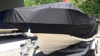 Photo of Boston Whaler Montauk 190 20xx Boat-Cover LCC, viewed from Port Front 