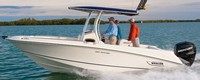 Photo of Boston Whaler Outrage 220, 2009 Running, viewed from Port Side (Factory OEM website photo) 