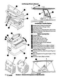 Boston Whaler® Outrage 240 Bimini-Top-Canvas-Frame-Boot-NO-Zippers-OEM-G4™ Factory BIMINI TOP CANVAS, FRAME and BOOT without Zippers, with Mounting Hardware, OEM (Original Equipment Manufacturer)