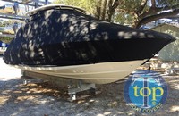 TTopCover™ Boston Whaler, Vantage 230, 20xx, T-Top Boat Cover, stbd front
