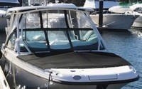 Photo of Boston Whaler Vantage 270 Hard-Top, 2016: Hard-Top, Visor, Side and Aft Curtains, Bow Cover, viewed from Starboard Front 
