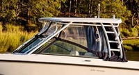 Photo of Boston Whaler Vantage 270 Hard-Top, 2018 Hard-Top, Visor, Side and Aft Curtains, viewed from Port Side 