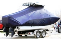 Photo of Cape Horn 24XS 20xx T-Top Boat-Cover, viewed from Starboard Rear 