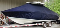 Photo of Cape Horn 27CC Offshore 20xx T-Top Boat-Cover, viewed from Port Front 