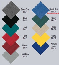 Click to Enlarge Colors Sun-DURA® colors offered by Carver®
