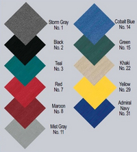 Sun-DURA® is our most colorfast Polyester fabric. Click to enlarge Carver® Custom-Fit Boat-Covers Sun-DURA® Color choices