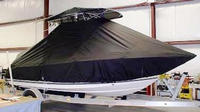 Century® 2001CC T-Top-Boat-Cover-Elite-1199™ Custom fit TTopCover(tm) (Elite(r) Top Notch(tm) 9oz./sq.yd. fabric) attaches beneath factory installed T-Top or Hard-Top to cover boat and motors