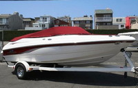 Photo of Chaparral 190 SSI, 2007:, Bow Cover Cockpit Cover, viewed from Starboard Front 
