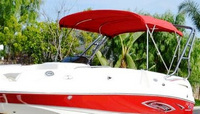Photo of Chaparral 232 Sunesta, 2006: Bimini Top, viewed from Port Front 