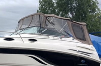 Photo of Chaparral 240 Signature, 2004: Bimini Top, Connector and Side Curtains, Camper Top and Side Curtains, viewed from Port Front 