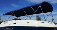 Photo of Chaparral 252 Sunesta, 2005: Bimini Top Forward Camper Top, viewed from Starboard Front 