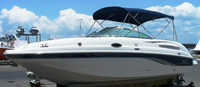 Photo of Chaparral 254 Sunesta, 2005: Bimini Top, viewed from Port Front 