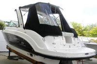 Photo of Chaparral 256 SSI Radar Arch, 2005: Bimini, Camper-Top, Bimini Connections, Side Curtains, Camper Aft Curtain, viewed from Port Rear 