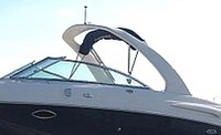 Photo of Chaparral 265 SSI Radar Arch, 2005: Bimini Top in Boot, Cockpit Cover, viewed from Port Side 