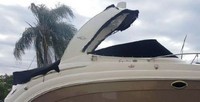 Photo of Chaparral 270 Signature Radar Arch, 2007: Bimini Top in Boot, Camper Top in Boot, Cockpit Cover, viewed from Starboard Side 