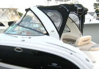 Photo of Chaparral 276 Signature Radar Arch, 2006: Bimini, Front Connector, Side Curtains, Camper Top, Camper Side Curtains, viewed from Port Rear 