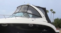 Photo of Chaparral 276 Signature Radar Arch, 2006: Bimini, Front Connector, Side Curtains, Camper Top, Camper Side and Aft Curtains, viewed from Starboard Front 