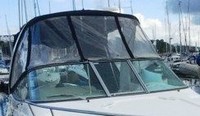 Photo of Chaparral 276 Signature Radar Arch, 2006: Bimini, Front Connector, Side Curtains, viewed from Starboard Front 