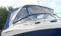 Chaparral® 280 Signature Radar Arch Bimini-Side-Curtains-OEM-T3™ Pair Factory Bimini SIDE CURTAINS (Port and Starboard sides) with Eisenglass windows zips to sides of OEM Bimini-Top (Not included, sold separately), OEM (Original Equipment Manufacturer)