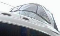 Photo of Chaparral 280 Signature Radar Arch, 2007: Bimini Top, Front Connector, Side Curtains, Camper Top, Camper Side and Aft Curtains, viewed from Port Front 