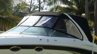 Photo of Chaparral 285 SSI Radar Arch, 2003: Bimini Top, Front Connector, Side Curtains, Camper Top, Camper Side and Aft Curtains, viewed from Port Front 