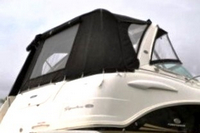 Chaparral® 290 Signature Canvas To Arch Bimini-Side-Curtains-OEM-T3™ Pair Factory Bimini SIDE CURTAINS (Port and Starboard sides) with Eisenglass windows zips to sides of OEM Bimini-Top (Not included, sold separately), OEM (Original Equipment Manufacturer)
