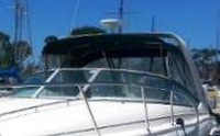 Photo of Chaparral 290 Signature Canvas Under Arch, 2005: Bimini Top, Front Connector, Side Curtains, Camper Top, Camper Aft Curtain, viewed from Port Front 