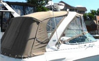 Photo of Chaparral 310 Signature Arch, 2006: Bimini Top, Front Connector, Side Curtains, Arch Connections, Camper Top, Camper Side and Aft Curtains, viewed from Starboard Rear 