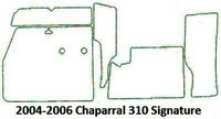 Photo of Chaparral 310 Signature Arch, 2006: Snap In Carpet Mat Set CHPL310SIG04 06 
