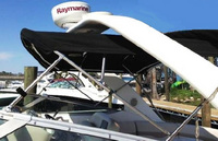 Photo of Chaparral 320 Signature Arch, 2003: Bimini Top and Frame, viewed from Port Side 