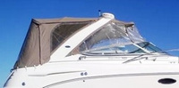 Photo of Chaparral 330 Signature Arch, 2006: Bimini Top, Connector, Side Curtains, Arch Connections, Camper Top, Camper Side and Aft Curtains, viewed from Starboard Side 