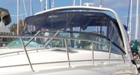 Chaparral® 350 Signature Arch Bimini-Side-Curtains-OEM-T4.5™ Pair Factory Bimini SIDE CURTAINS (Port and Starboard sides) with Eisenglass windows zips to sides of OEM Bimini-Top (Not included, sold separately), OEM (Original Equipment Manufacturer)