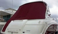 Photo of Chaparral 370 Signature Hard-Top, 2010: Hard-Top, Side Curtains, Aft Curtain, viewed from Starboard Rear 