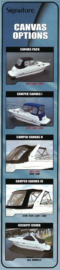 Photo of Chaparral all Boats, 2005: Canvas Options Chaparral, 2005: Brochure Page 33 
