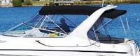 Photo of Chris Craft 328 Express Cruiser, 2002: Arch Bimini Top, Side Curtains, Camper Top, viewed from Port Side 