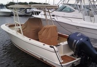 Photo of Chris Craft Catalina 23CC, 2012: Gunwale Mounted Arch, viewed from Port Rear 