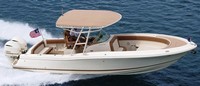 Photo of Chris Craft Catalina 29 Suntender, 2017 Arch Tower-Top, viewed from Starboard Side, Above 